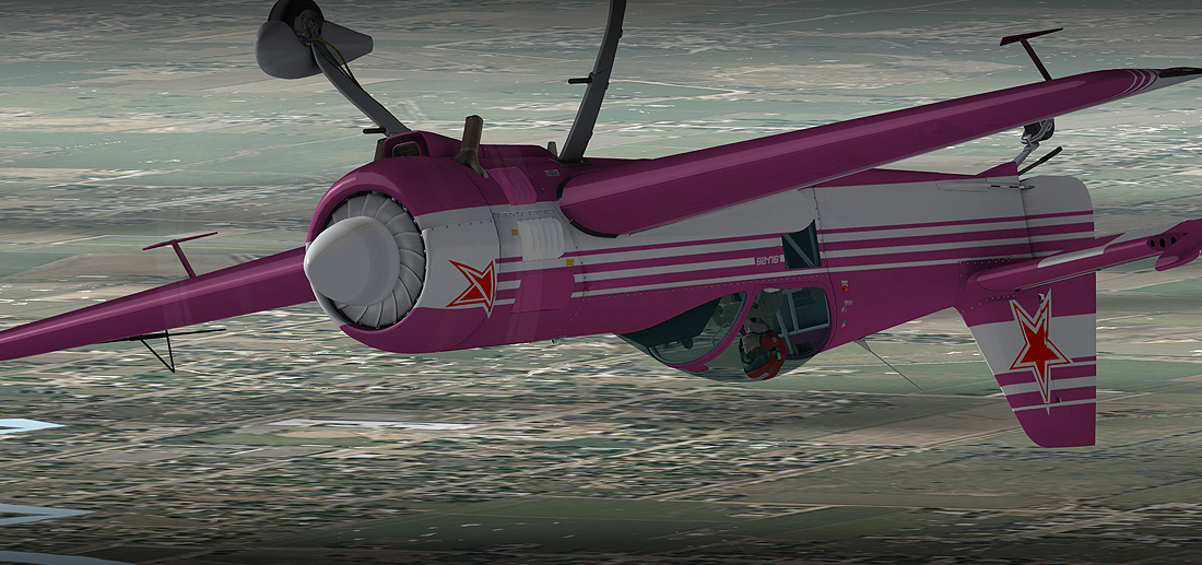 SU-26 XPLANE – Alabeo