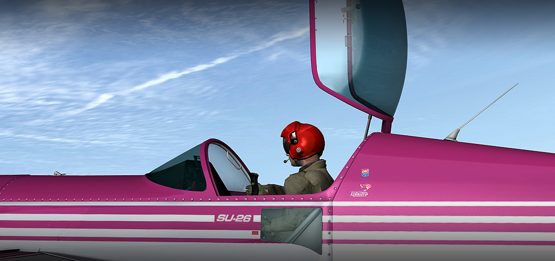 SU-26 XPLANE – Alabeo