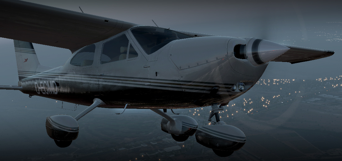 C177 CARDINAL II XPLANE 11 – Alabeo